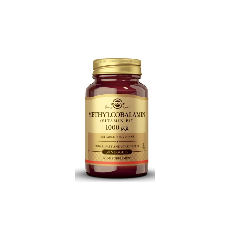 SOLGAR METILCOBALAMINA VITAMINA B12 1000MG 30CMP