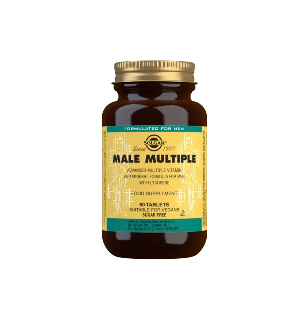 SOLGAR MALE MULTIPLE COMPLEJO HOMBRE 60 CAPS
