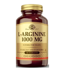 SOLGAR L-ARGININE 1000MG 90CPS