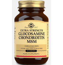 SOLGAR GLUCOSAMINA CONDROITINA MSM 60CMP