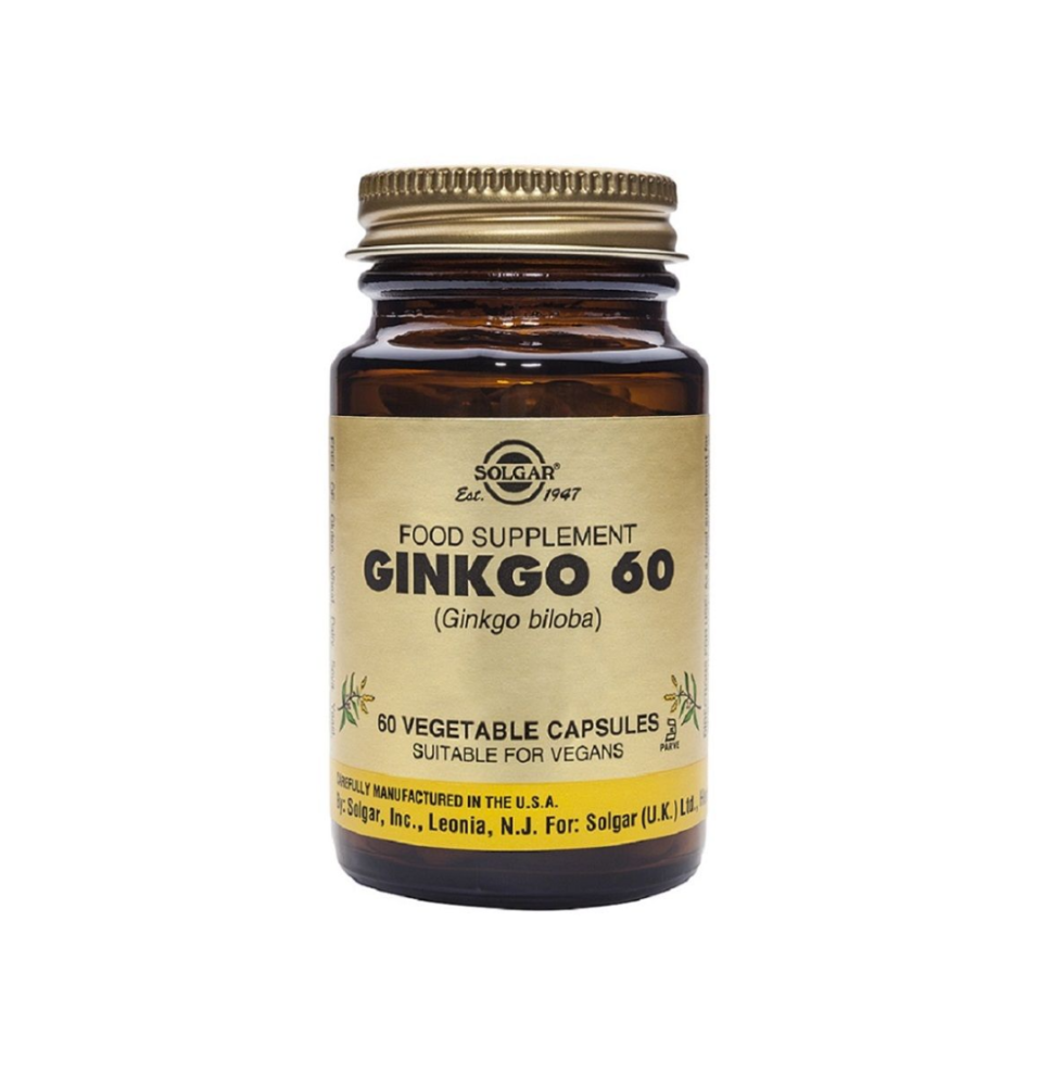 SOLGAR GINKGO BILOBA 60TABS
