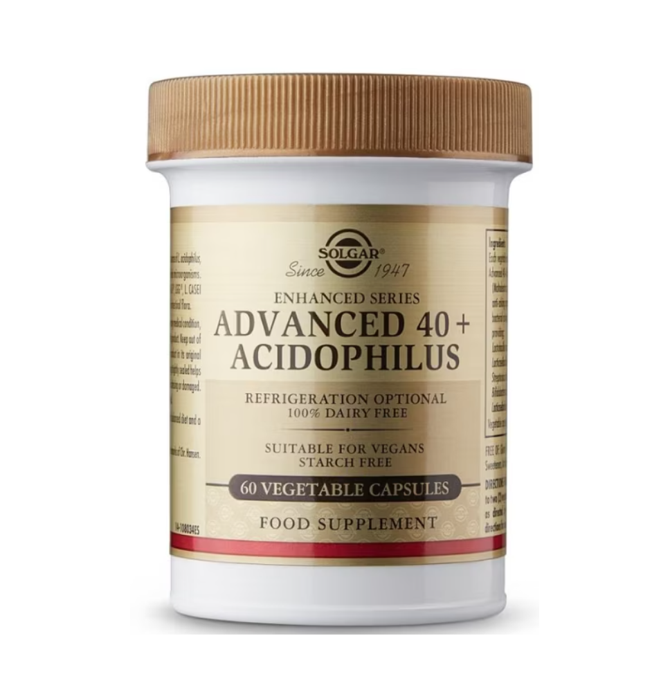 SOLGAR ACIDOPHILUS AVANZADO +40 60CAPS