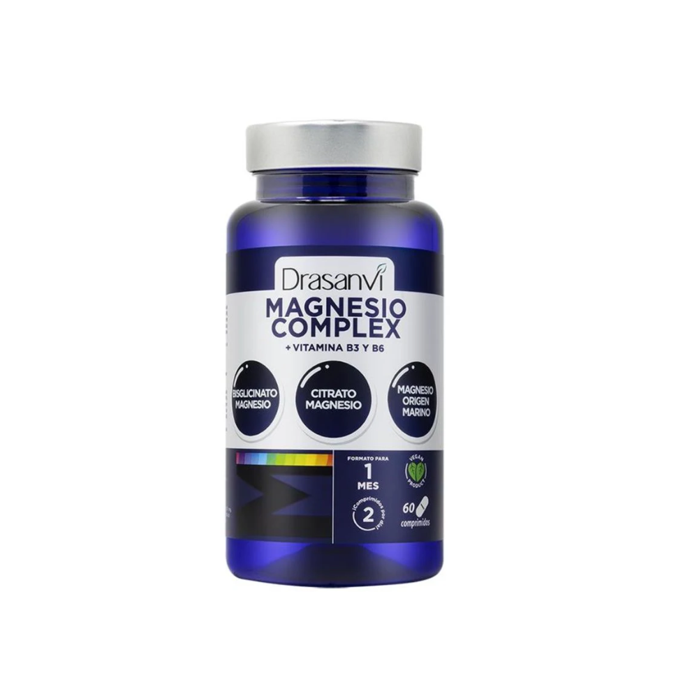 DRASANVI MAGNESIO COMPLEX+VITAMINA B3 Y B6 60 COMPRIMIDO