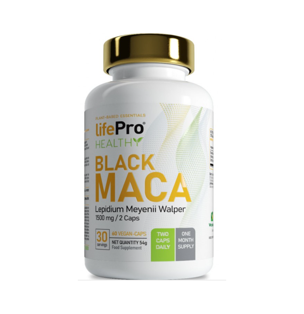 LIFE PRO BLACK MACA 750MG 60CPS