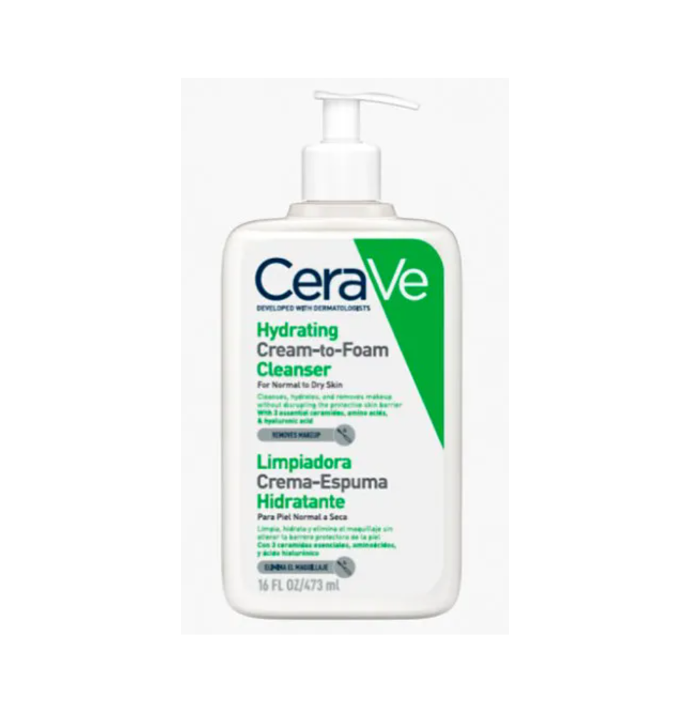 CERA VE CREMA-ESPUMA LIMPIADORA HIDRATANTE 236ML