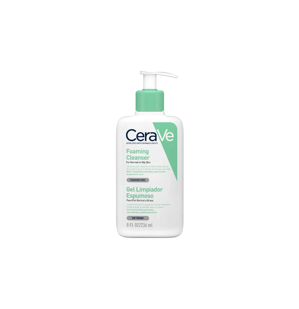 CERA VE GEL LIMPIADOR ESPUMOSO 236ML