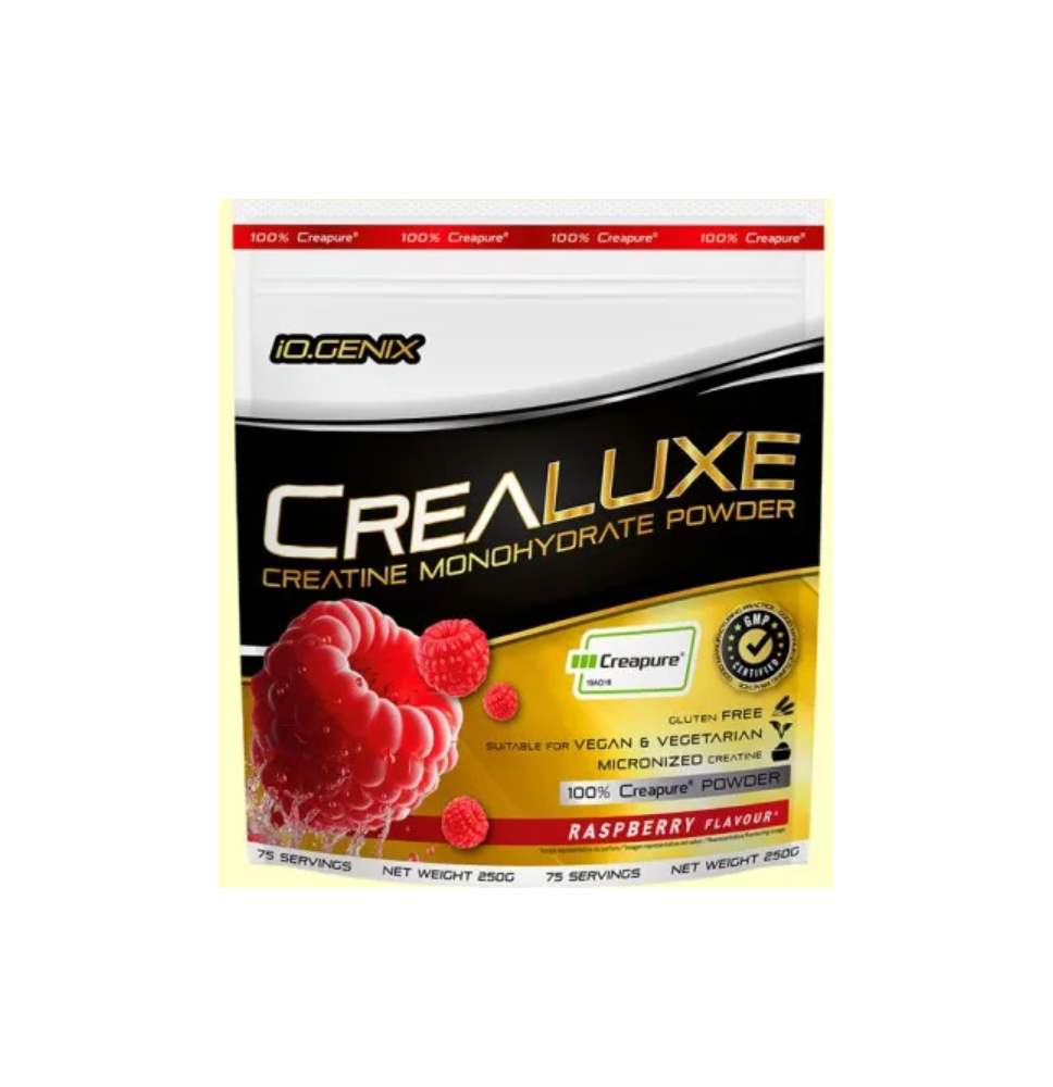 IO GENIX CREALUXE CREATINA SABOR RASPBERRY 250GR