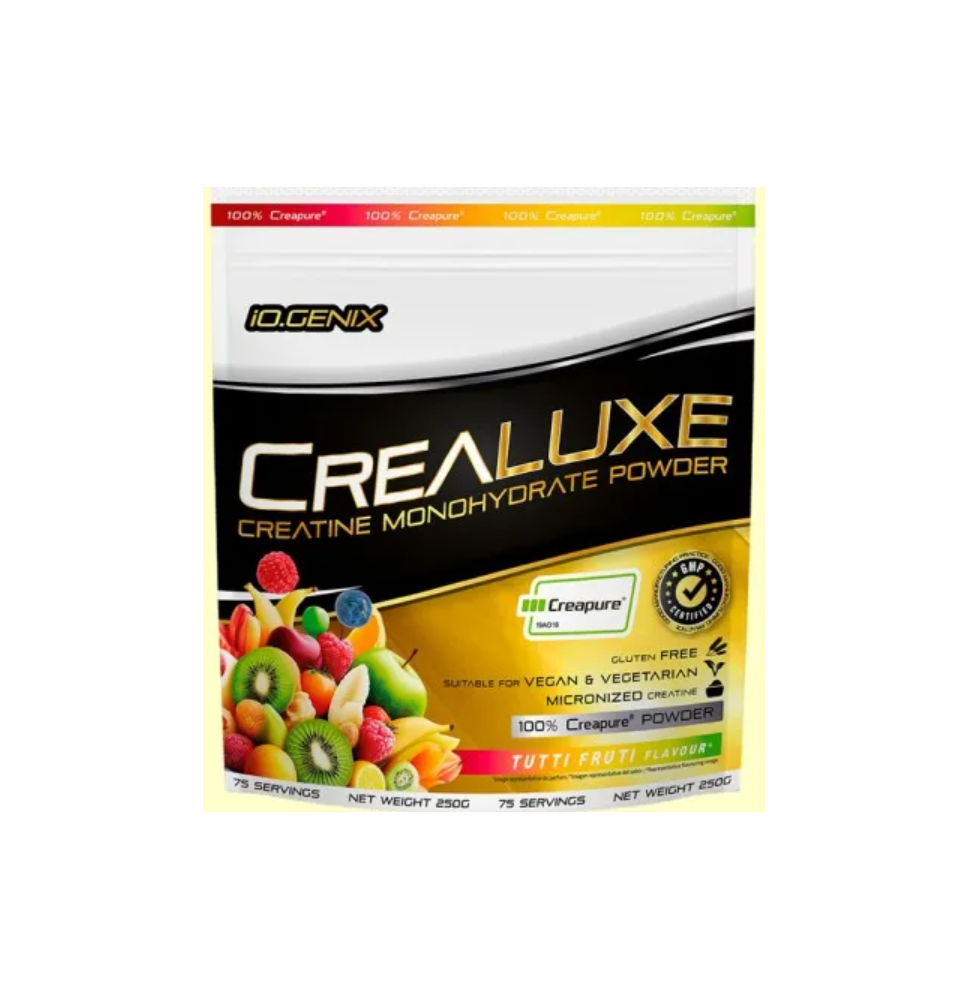 IO GENIX CREALUXE CREATINA SABOR TUTTI FRUTI 250GR