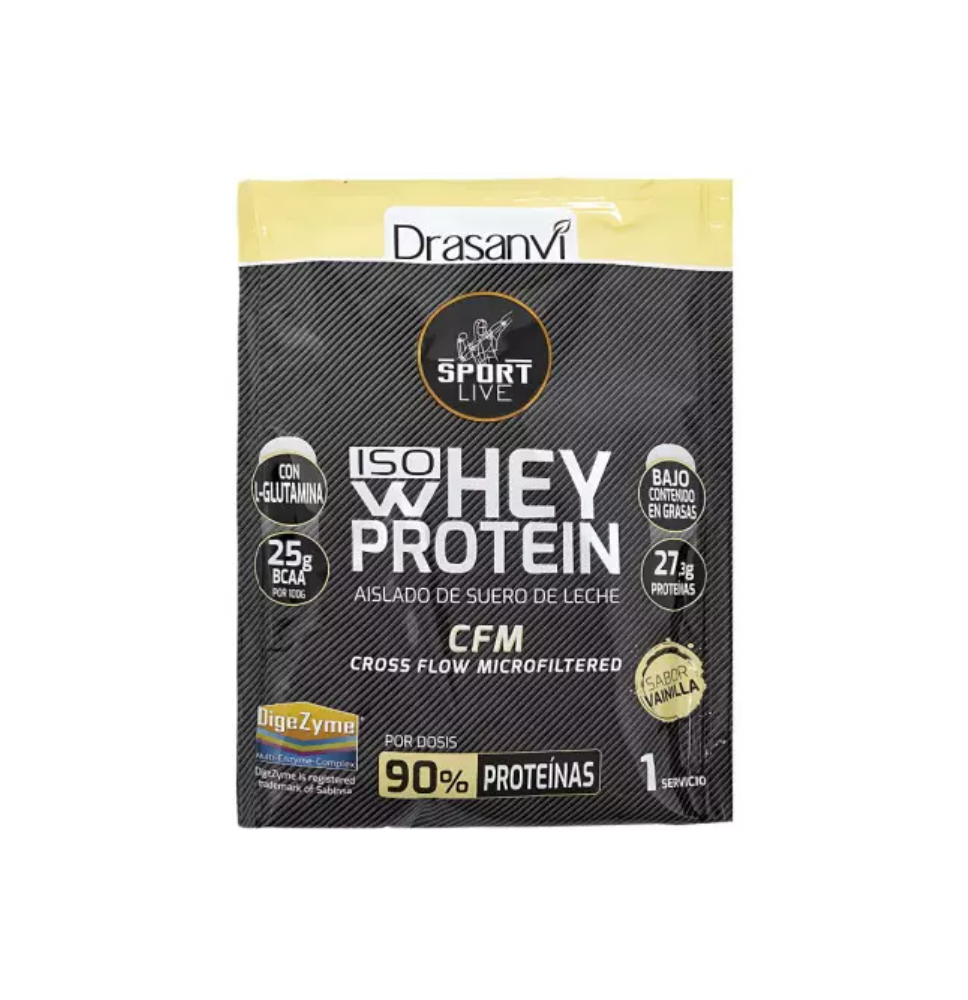 DRASANVI ISO WHEY PROTEIN MONODOSIS SABOR VAINILLA