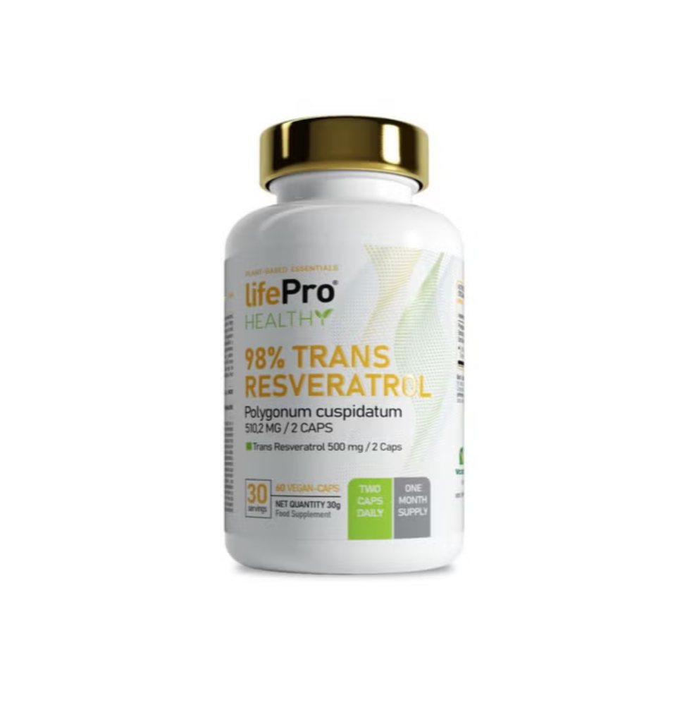 LIFE PRO TRANS RESVERATROL 98% 60CPS